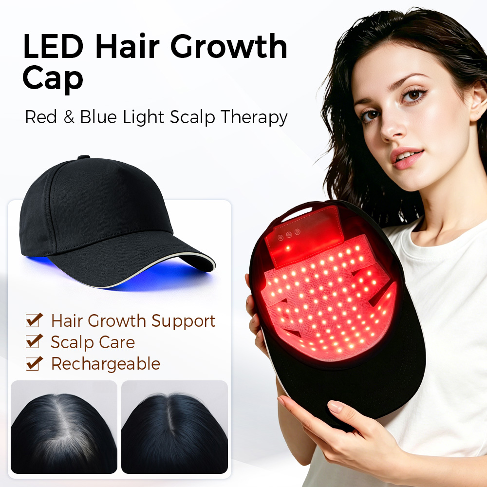 Hair Care Vegan - LED Hair Growth Cap Red Blue