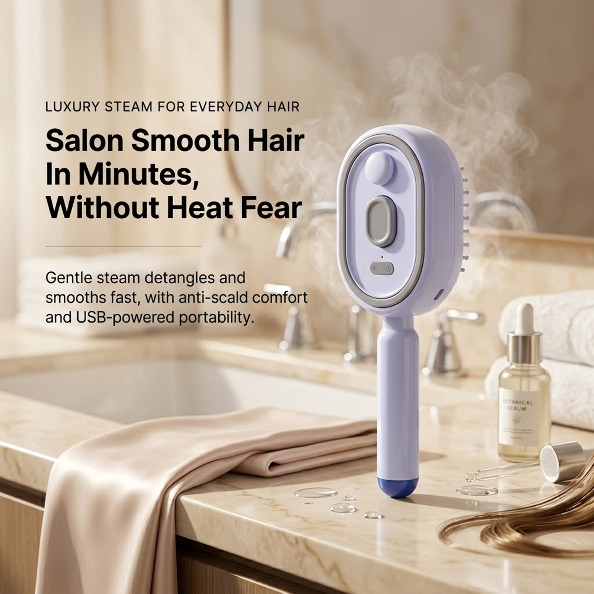 Electric Self-Cleaning Hair Co - огляд і ціна Hair Care Spray