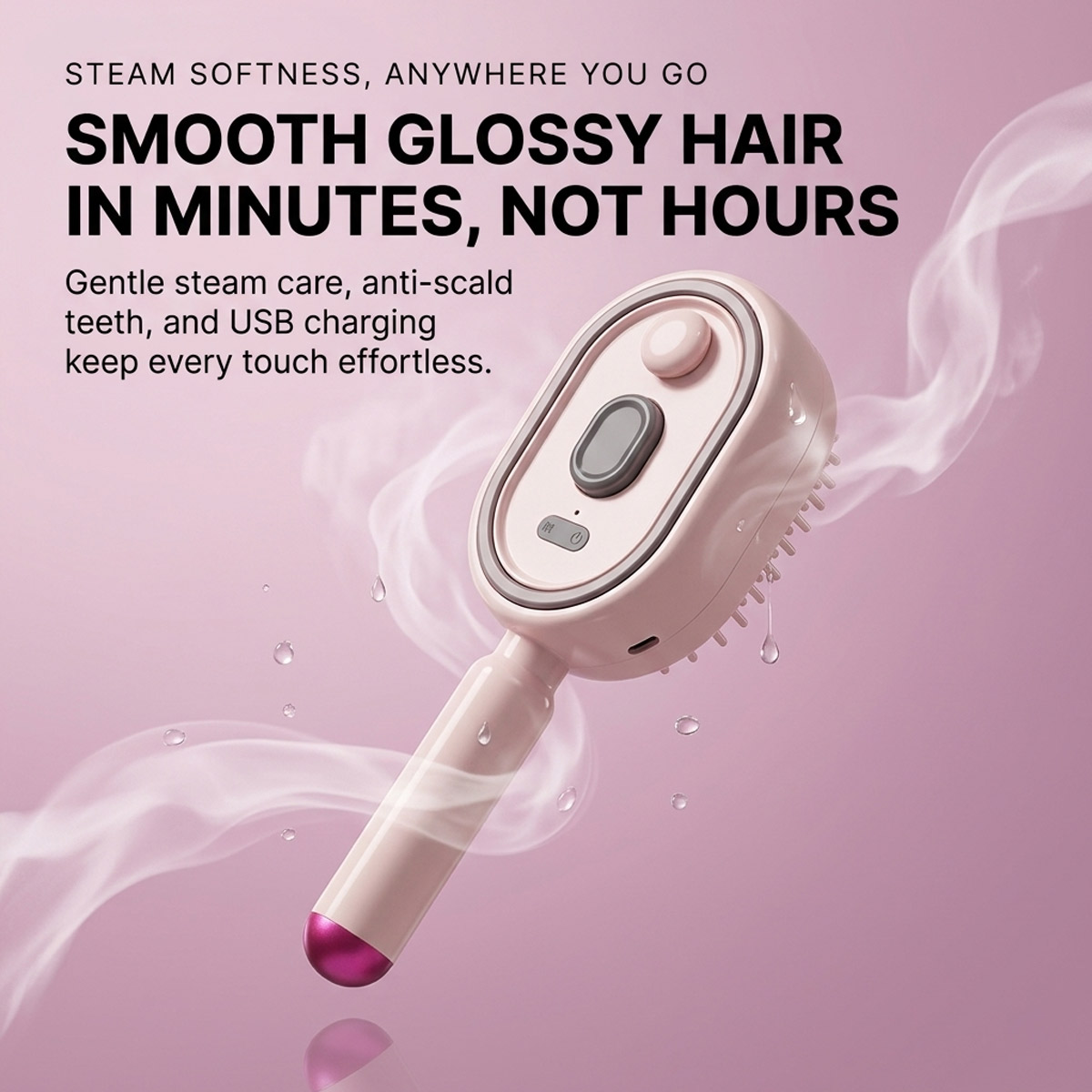 Electric Self-Cleaning Hair Co - огляд і ціна Hair Care Spray