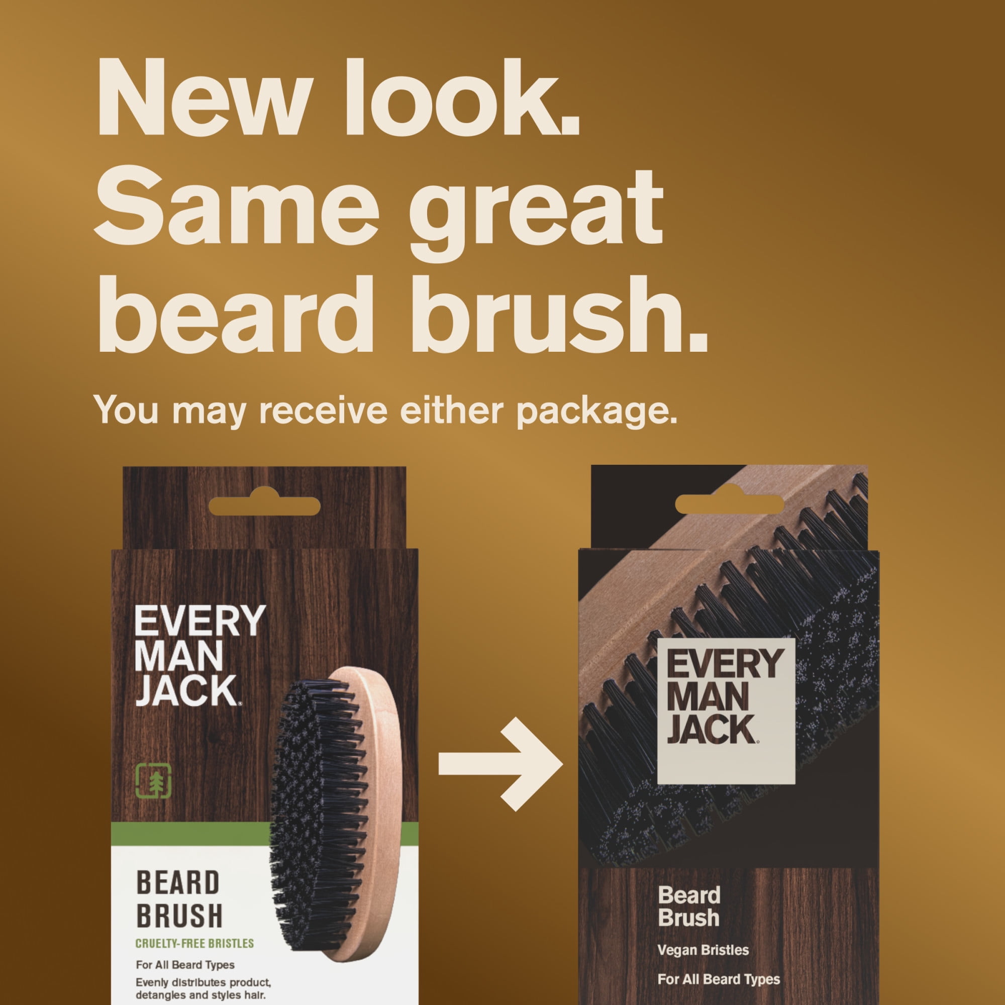 Men's Beard Brush with Cruelty - огляд і ціна Hair Care Vegan