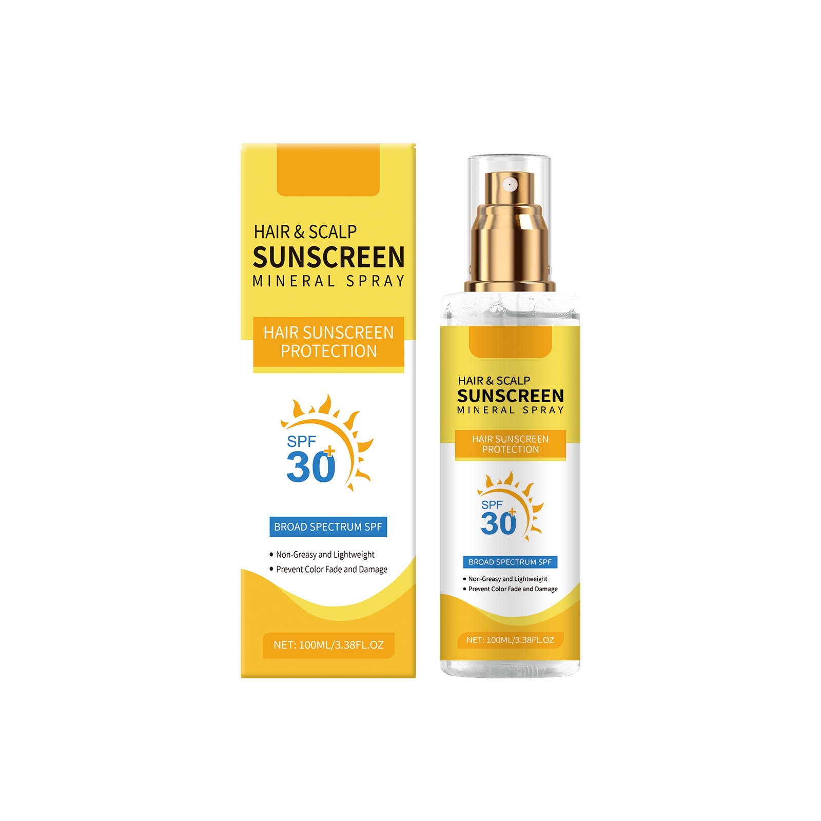 Ginger Root Scalp Sunscreen Sp - огляд і ціна Hair Care Spray