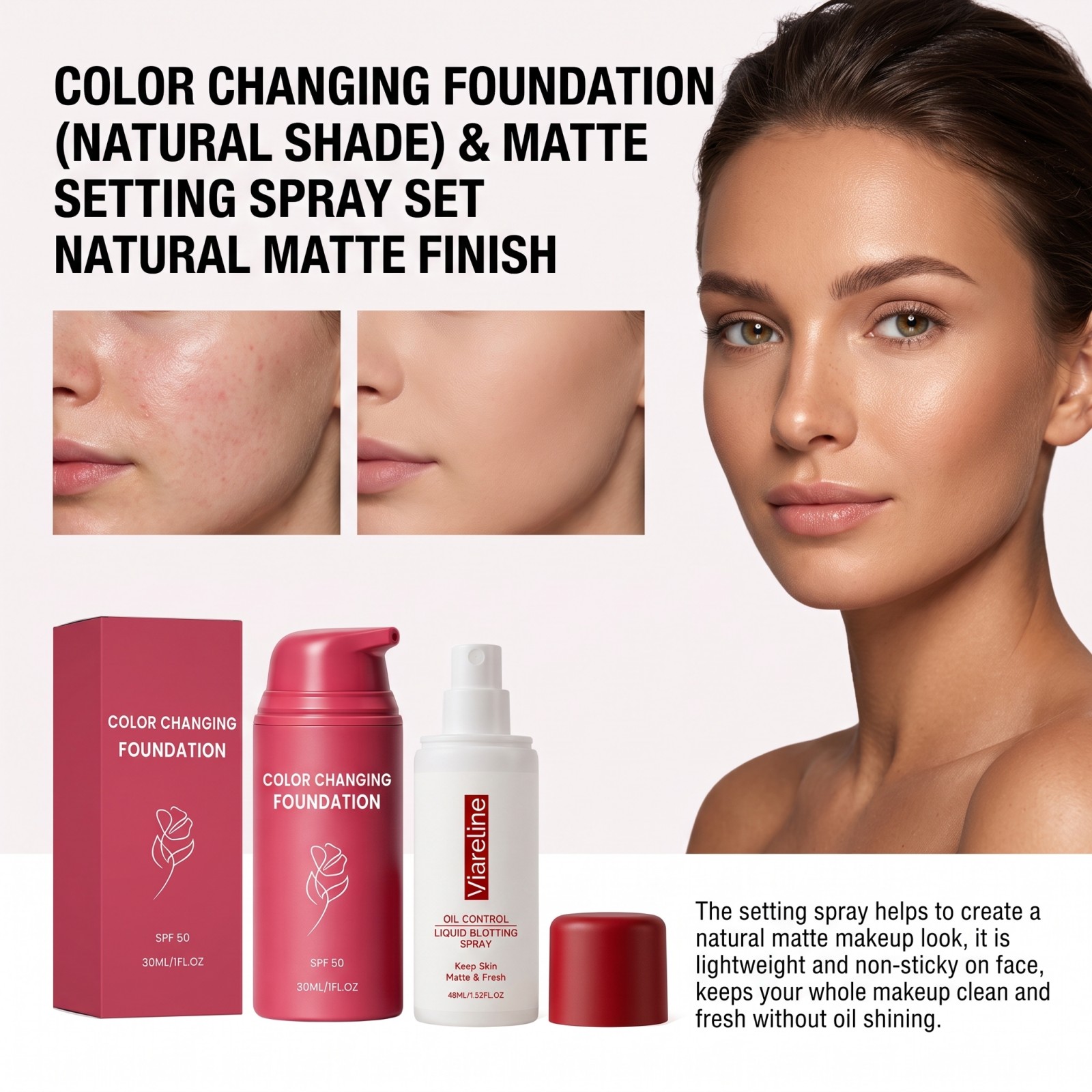 Thermal Color Changing Foundat - огляд і ціна Heat Protectant Spray