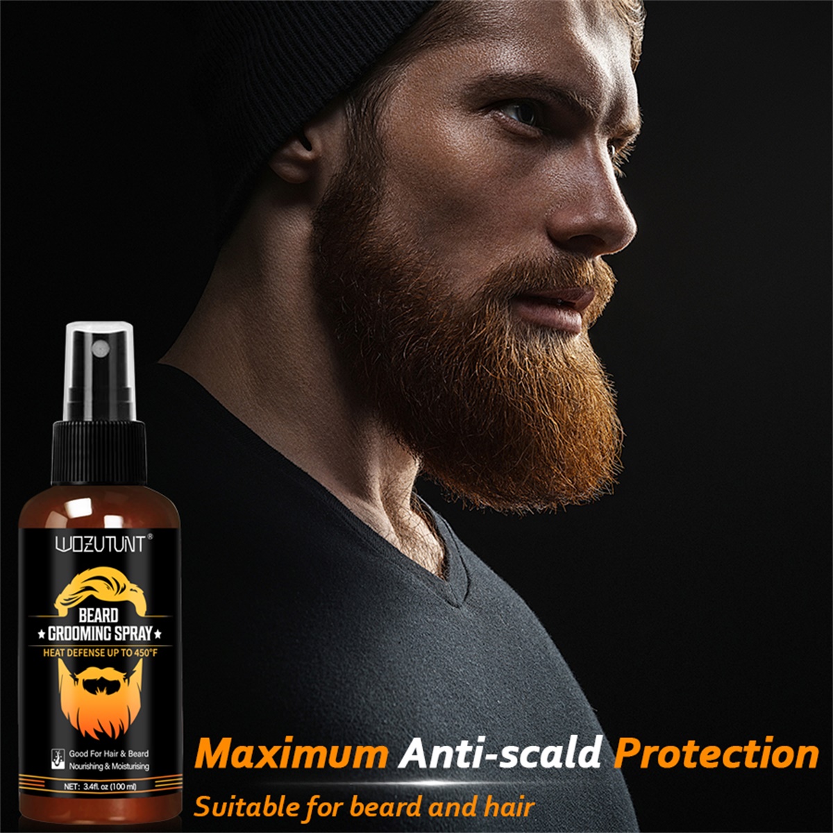 Beard Grooming Spray Protect H - огляд і ціна Hair Care Heat Protectant