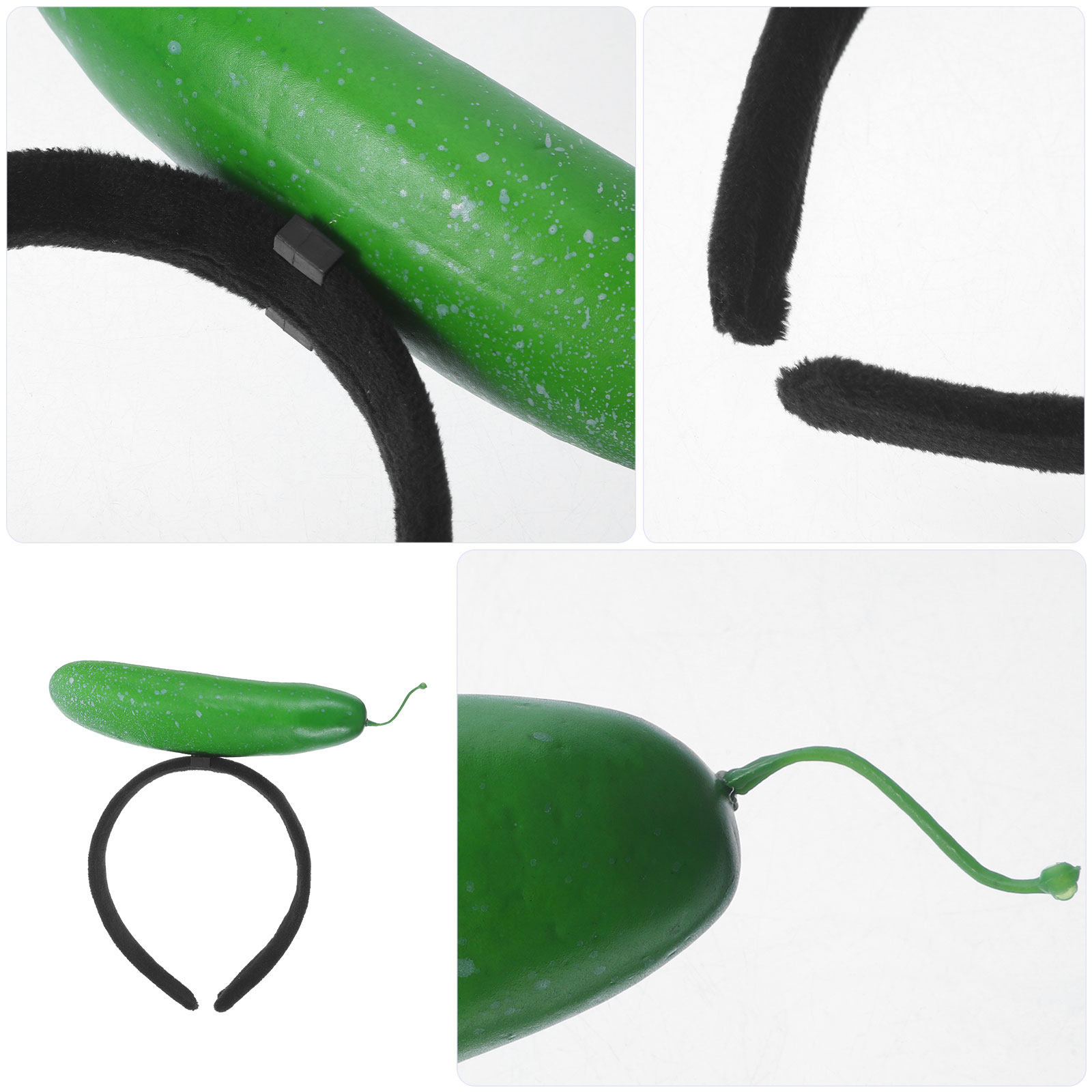 2Pcs Costume Cucumber Headband - огляд і ціна Hair Care Vegetables