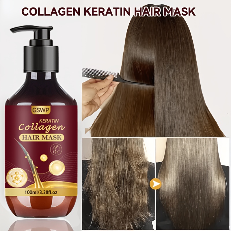 GSWP Collagen Keratin Hair Mas - огляд і ціна Hair Care Heat Protectant
