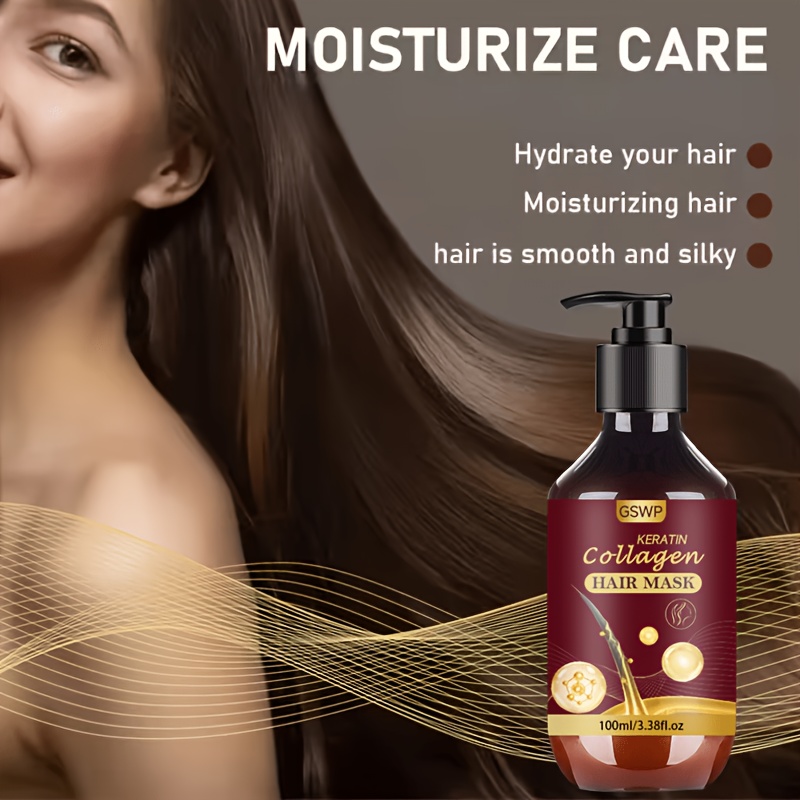 GSWP Collagen Keratin Hair Mas - огляд і ціна Hair Care Heat Protectant