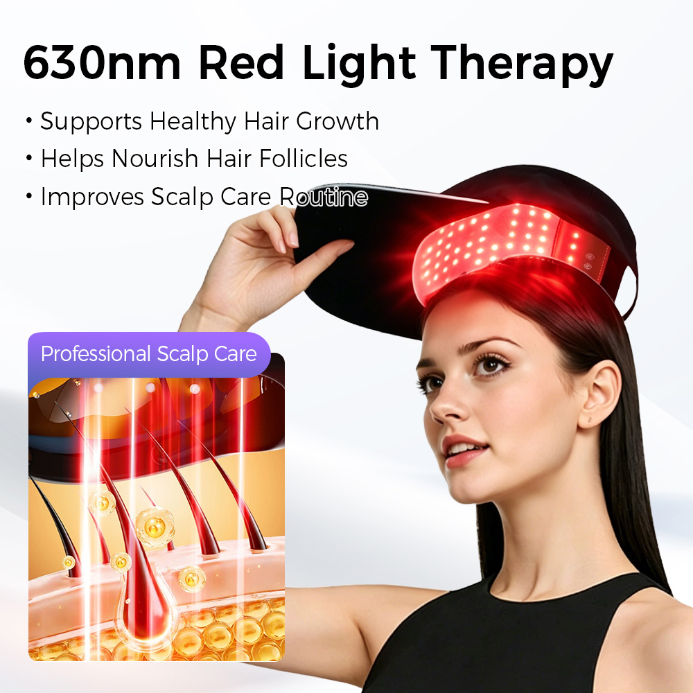 LED Hair Growth Cap Red Blue L - огляд і ціна Hair Care Vegan